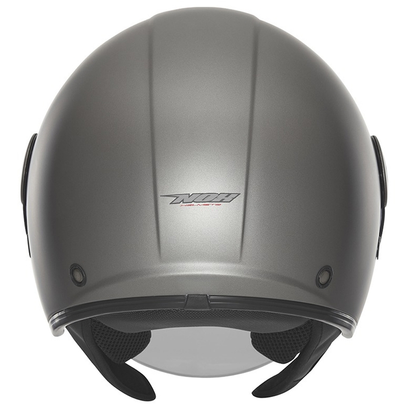 Otvorená prilba na motocykel NOX N182 matná titánová