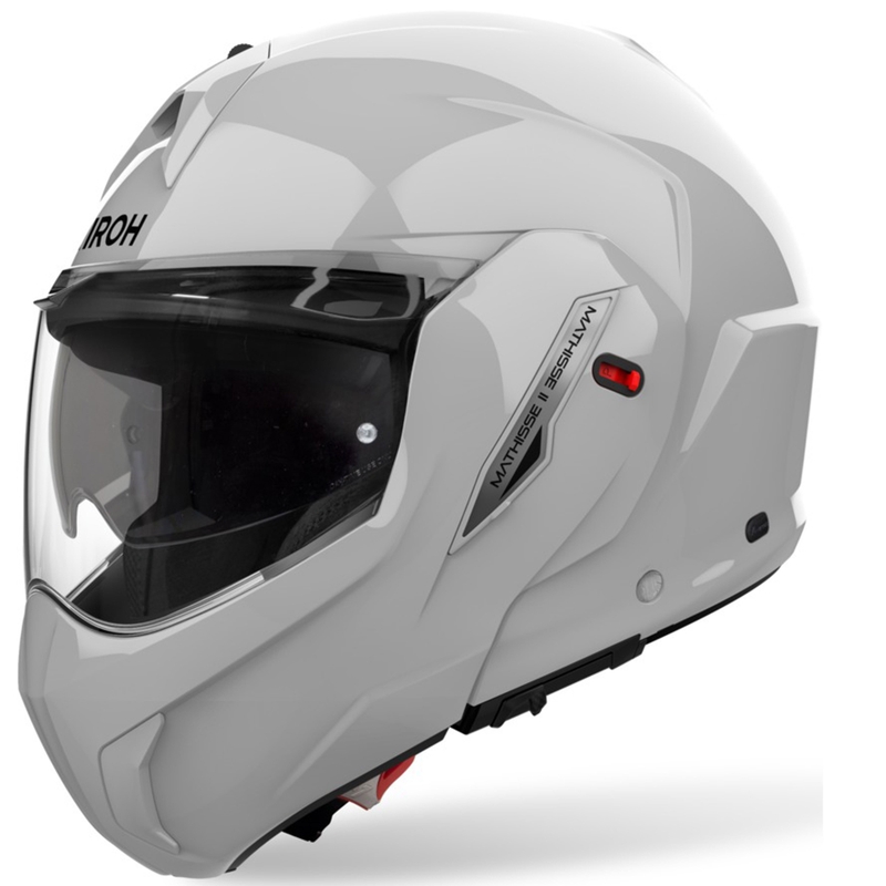 Preklápacia helma na motorku Airoh Mathisse 2 Color cementovo šedá