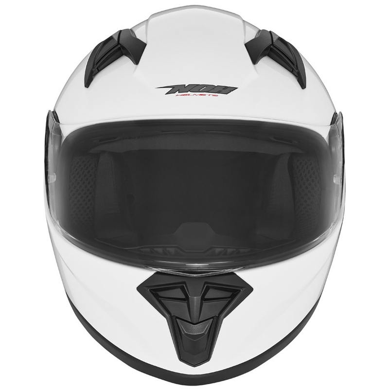 Detská integrálna helma na motorku NOX N731 biela