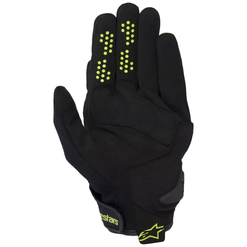 Rukavice na motorku Alpinestars Chrome V2 tmavo khaki-čierno-žlté