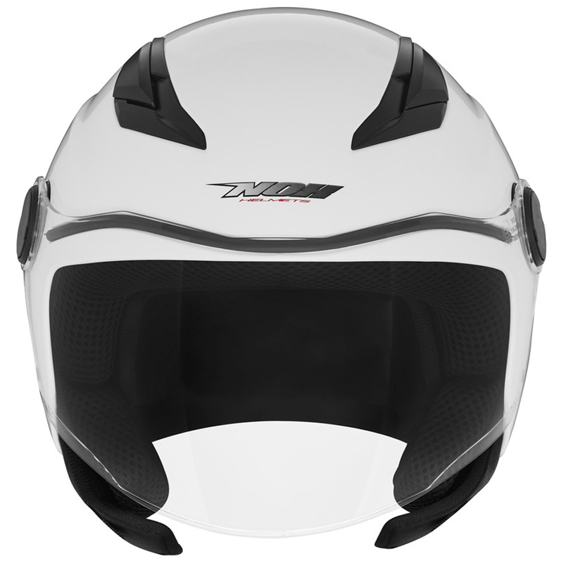 Detská otvorená prilba na motocykel NOX N710 biela