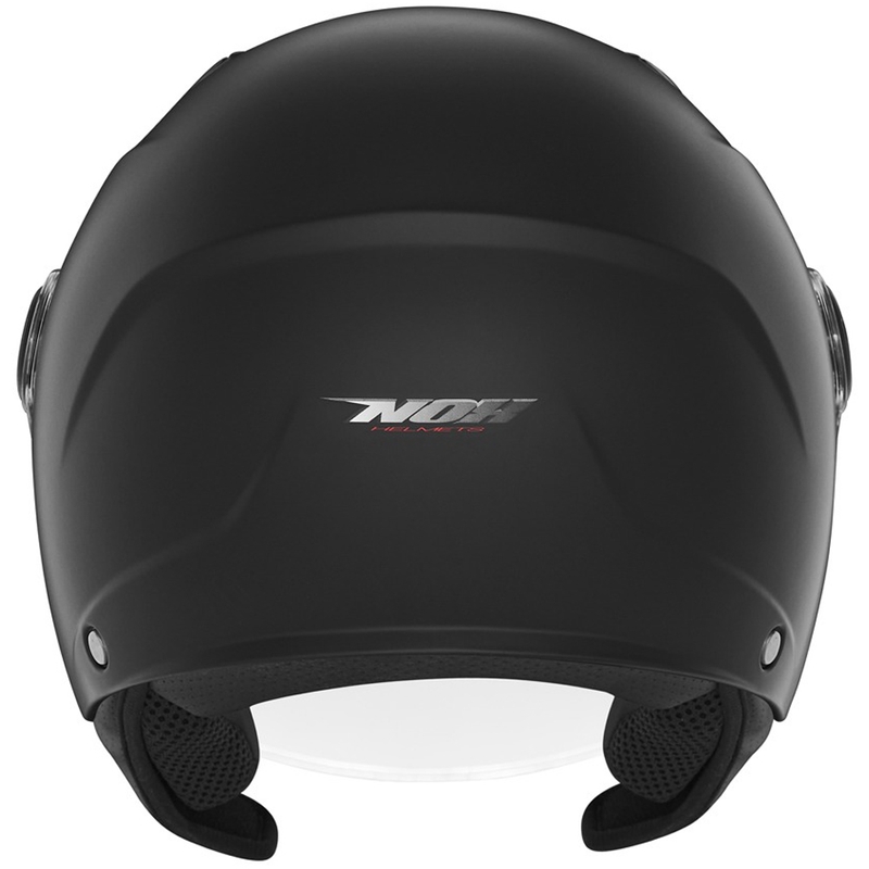 Detská otvorená prilba na motocykel NOX N710 matná čierna