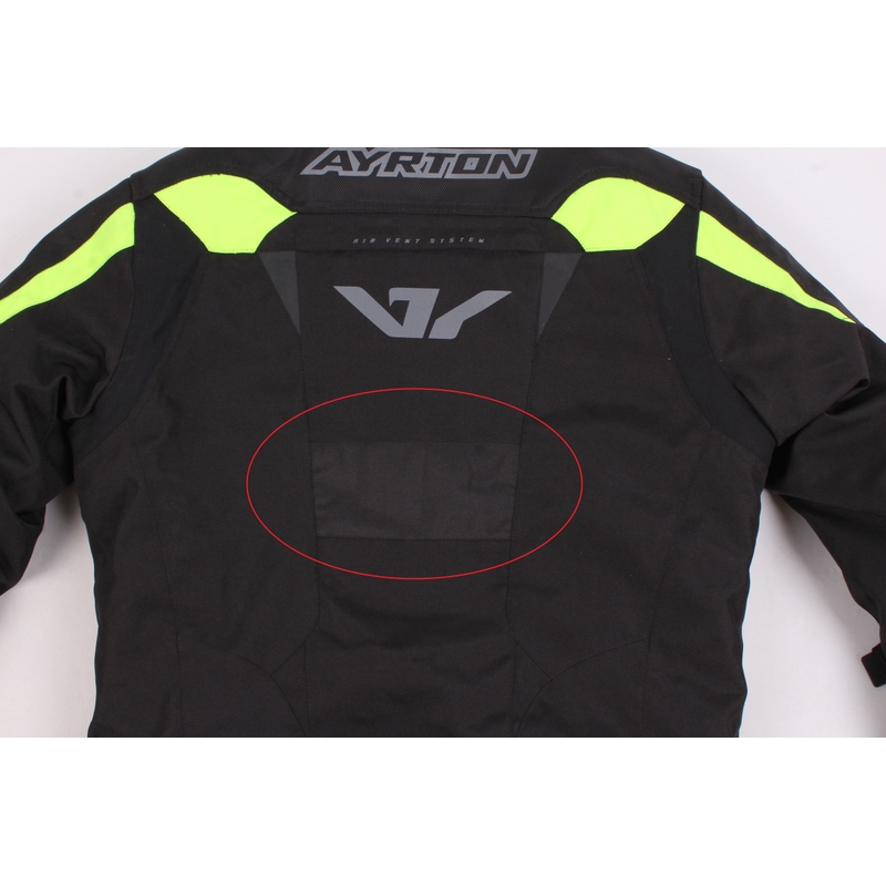 Bunda na motocykel Ayrton Bullet čierno-fluorescenčno-žltá výpredaj