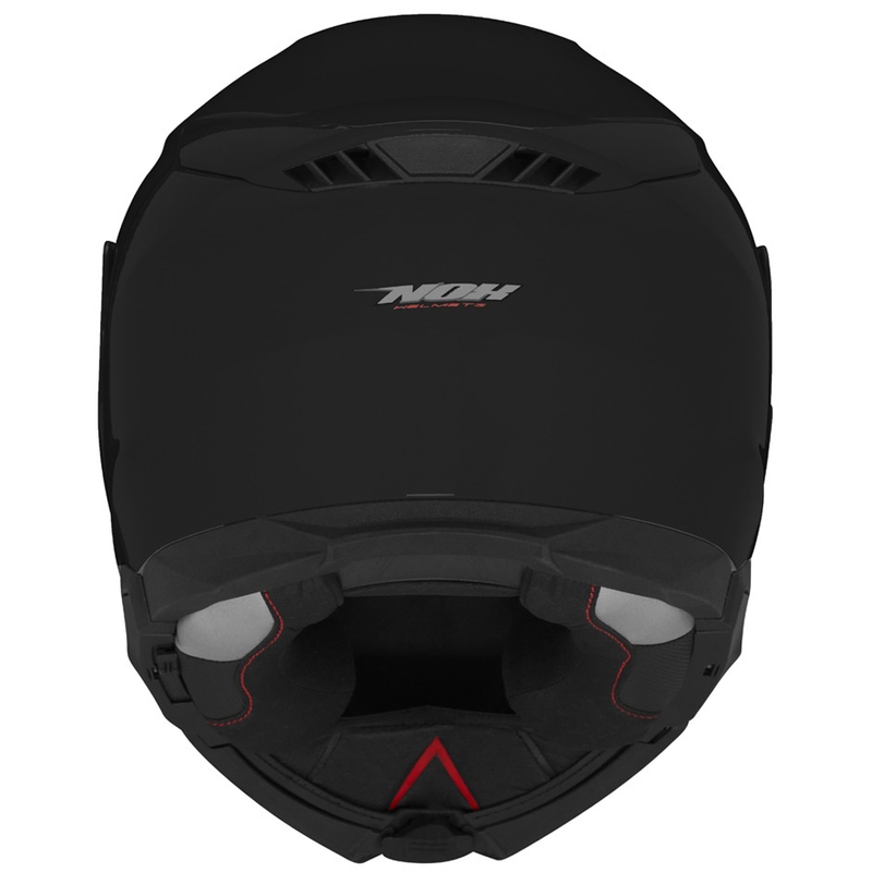 Vyklápacia helma na motorku NOX N967 lesklá čierna
