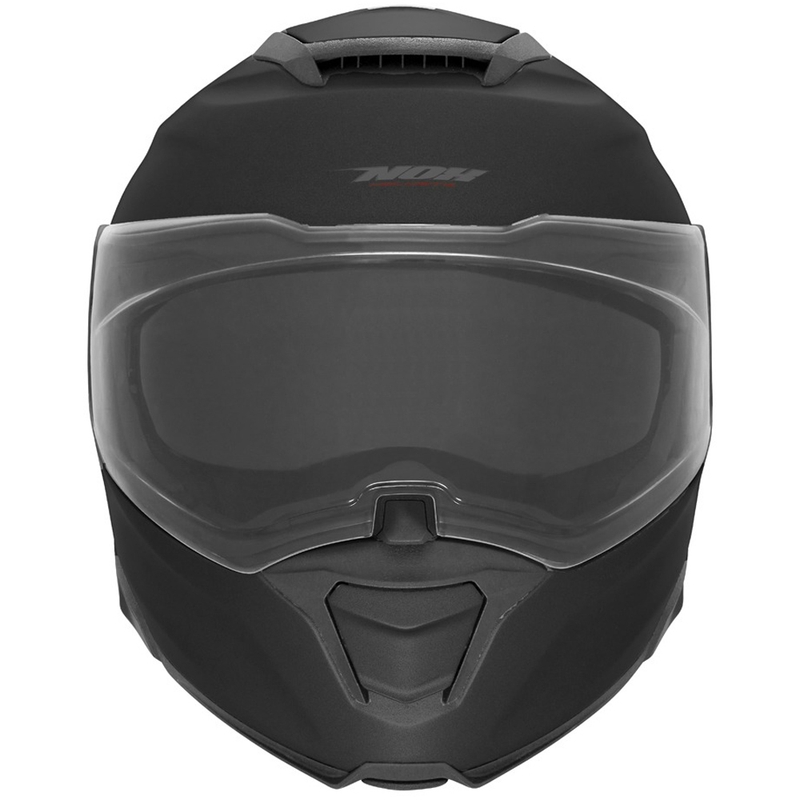 Vyklápacia helma na motorku NOX N967 matná čierna