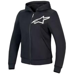 Dámska mikina na motorku Alpinestars Stella Chrome V2 Sport čierna