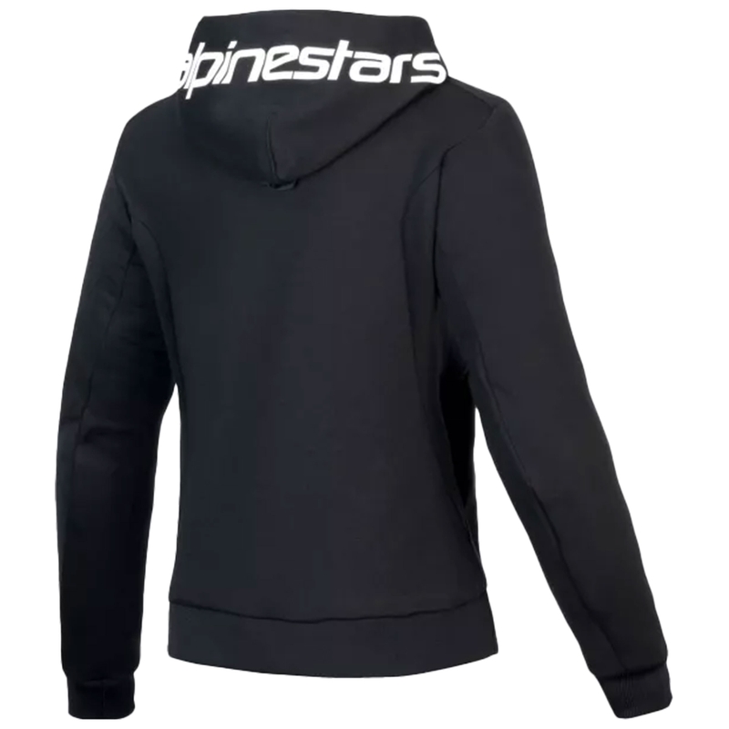 Dámska mikina na motorku Alpinestars Stella Chrome V2 Sport čierna