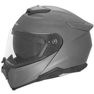 Vyklápacia helma na motorku NOX N967 titánová