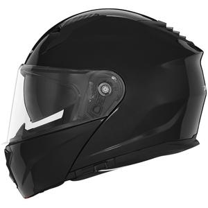 Vyklápacia helma na motorku NOX N968 lesklá čierna
