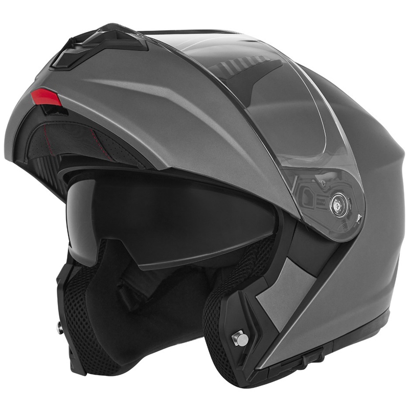 Odklápacia prilba na motocykel NOX N968 titánová