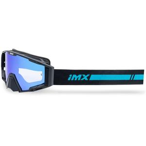Motokrosové okuliare iMX Sand čierno-modré s modrým iridiovým plexi