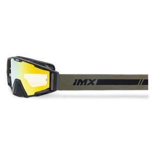 Motokrosové okuliare iMX Sand čierno-bronzové s oranžovým irídiovým plexi