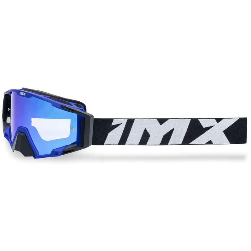 Motokrosové okuliare iMX Sand čierno-modré s iridiovým plexi
