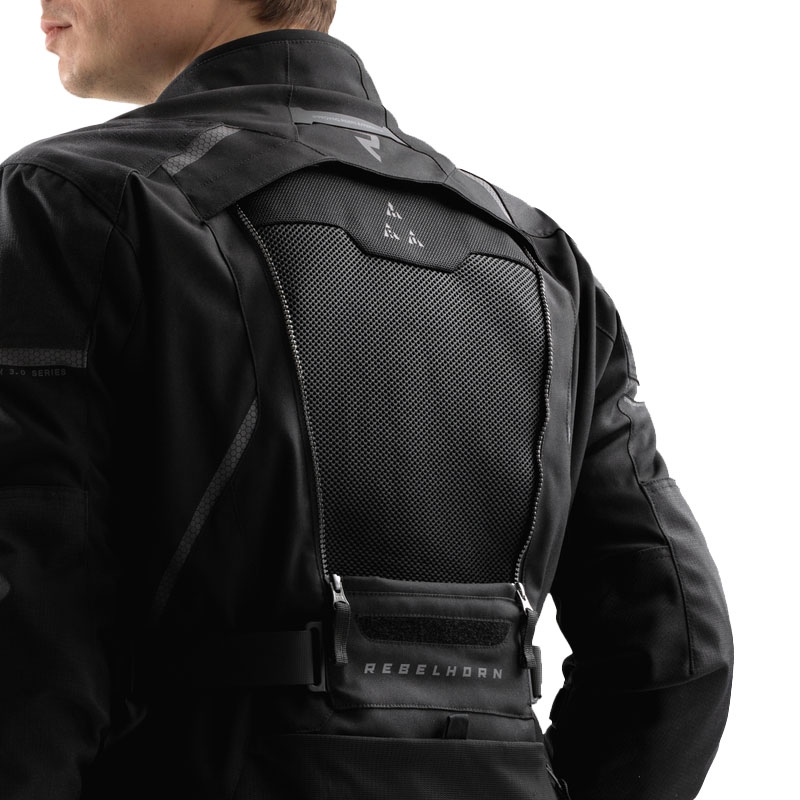Bunda na motorku Rebelhorn Hardy 3.0 čierna