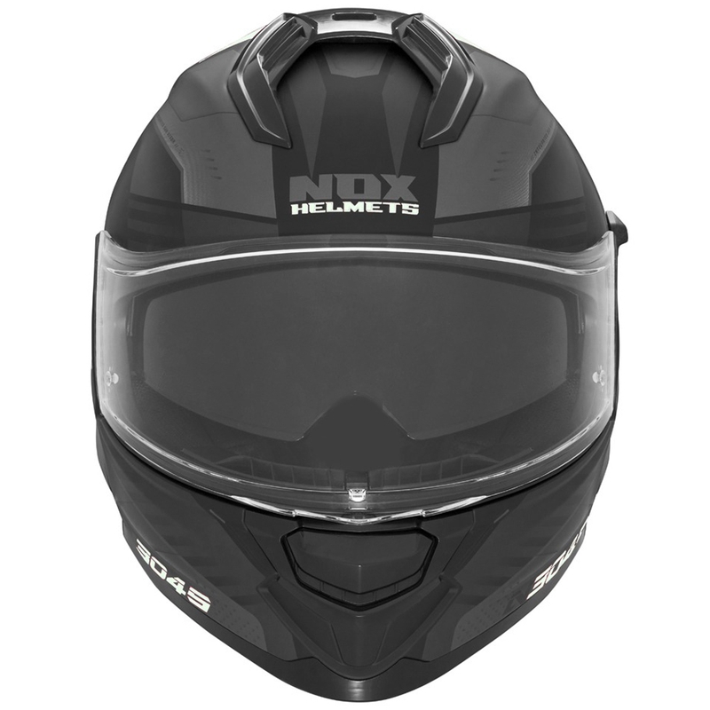 Integrálna prilba na motocykel NOX N304S CARVER matná čierno-biela
