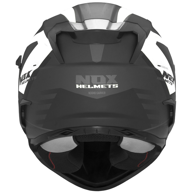 Integrálna prilba na motocykel NOX N304S CARVER matná čierno-biela