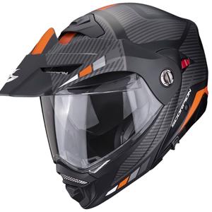Prilba na motocykel SCORPION ADX-2 CAMINO čierno-strieborno-oranžová výpredaj