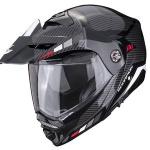 Prilba na motocykel SCORPION ADX-2 CAMINO čierno-strieborno-červená výpredaj