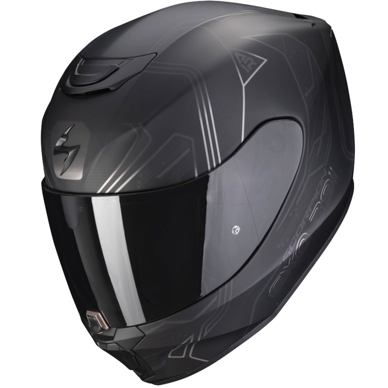 Integrálna prilba na motocykel Scorpion EXO-391 Spada čierna chameleon matná