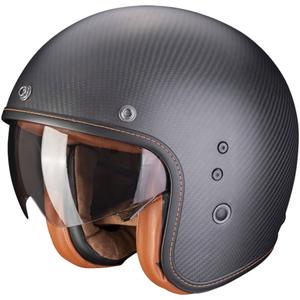 Otvorená prilba Scorpion Belfast Evo Carbon čierna matná