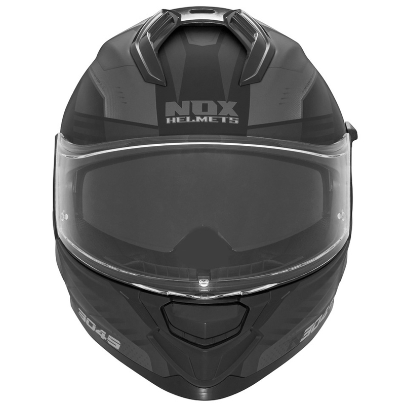 Integrálna prilba na motocykel NOX N304S CARVER matná čierno-titánová