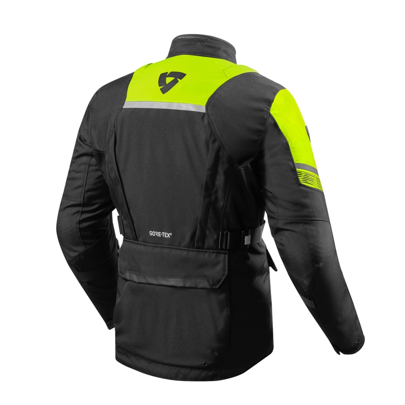 Bunda Revit Neptune 2 GTX čierno-fluorescenčno žltá výpredaj