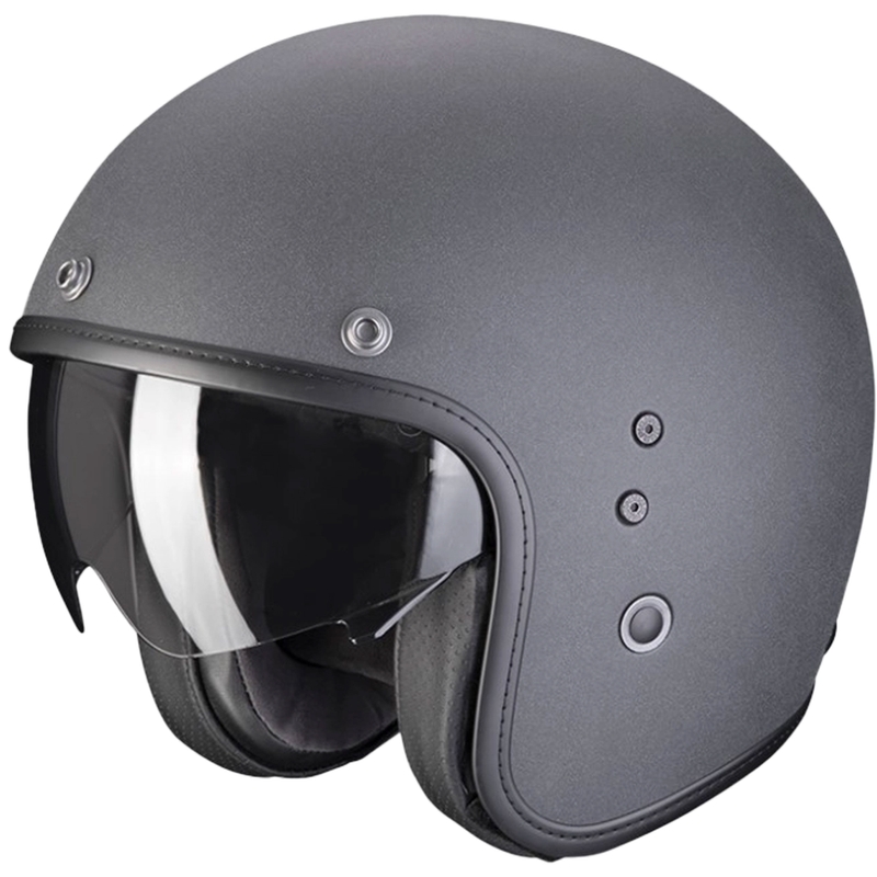 Otvorená prilba SCORPION BELFAST EVO GRAPHITE tmavo šedá