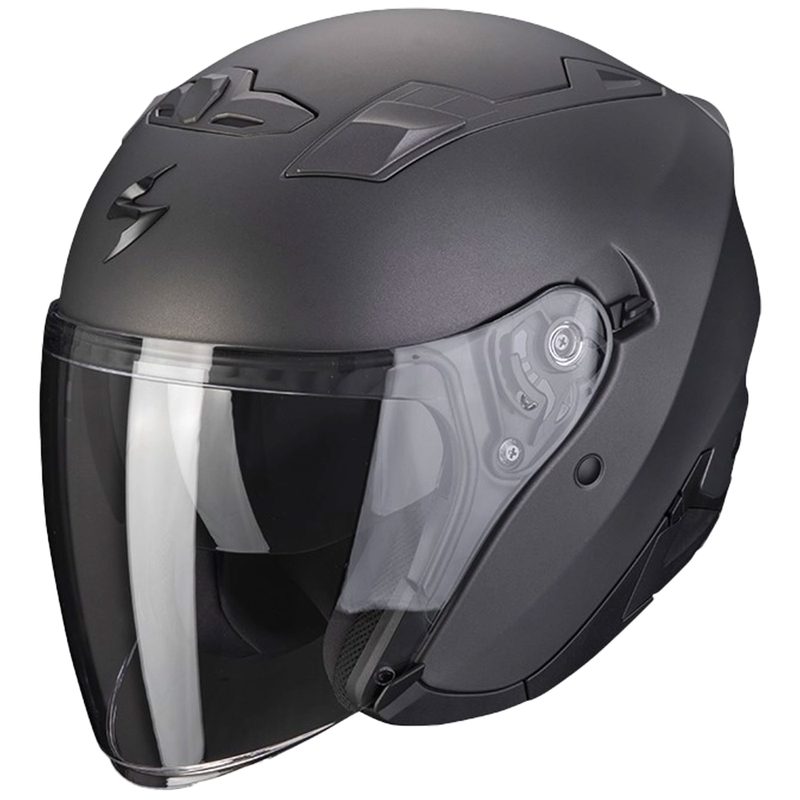 Prilba na motocykel otvorená Scorpion EXO-230 Solid matná antracitová