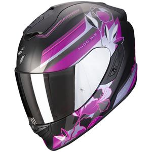 Integrálna prilba na motocykel Scorpion EXO-1400 EVO Air Gaia čierno-ružová matná