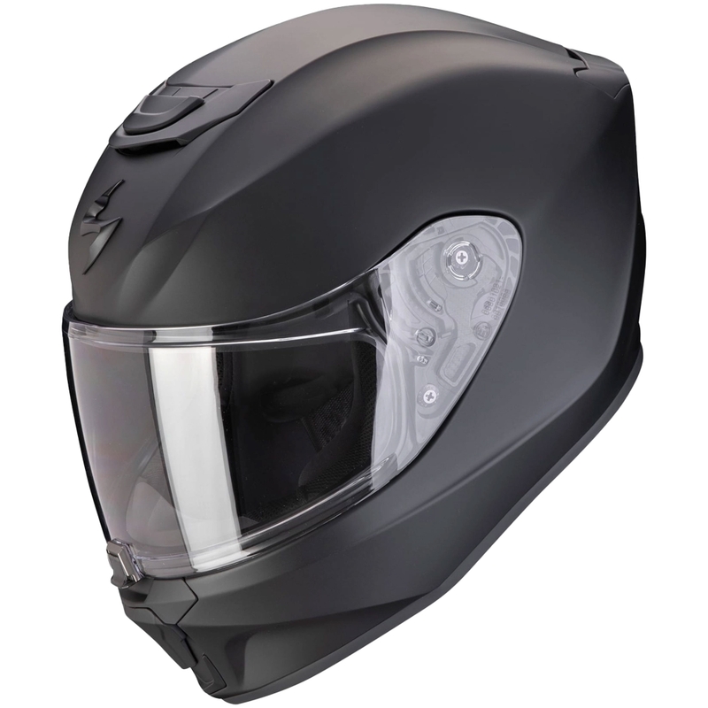 Detská integrálna helma na motorku Scorpion EXO-JNR AIR SOLID matná čierna
