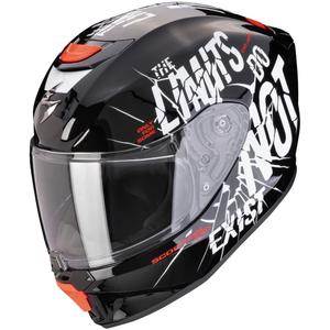 Detská prilba na motocykel Scorpion EXO-JNR AIR BOUM čierno-biela