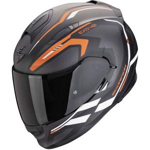 Integrálna helma na motorku Scorpion EXO-491 KRIPTA matná čierno-oranžovo-biela