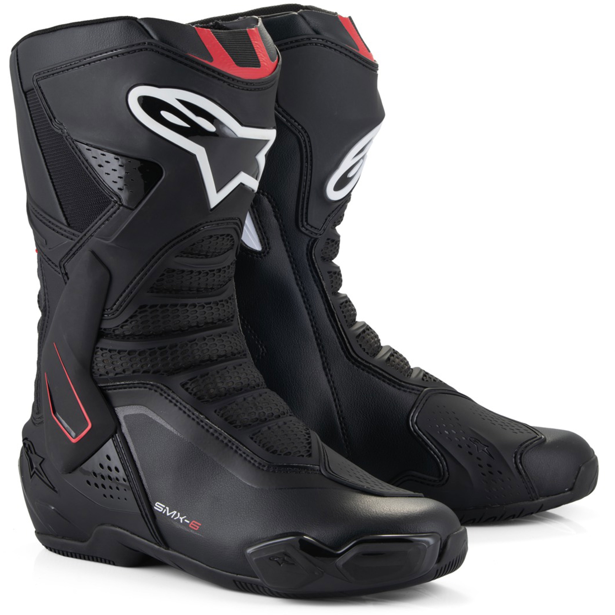 Topánky na motorku Alpinestars SMX-6 3 čierno-červené Veľkosť: 38