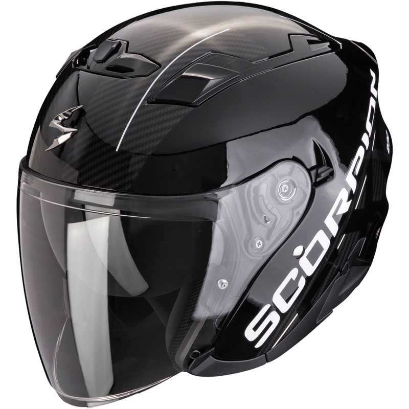 Otvorená helma na motorku SCORPION EXO-230 QR čierno-strieborná výpredaj