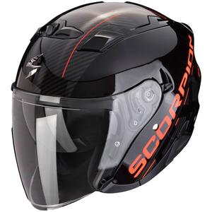 Otvorená prilba na motorku SCORPION EXO-230 QR čierno-červená