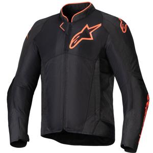 Bunda na motorku Alpinestars Viper Air V4 čierno-fluo červená
