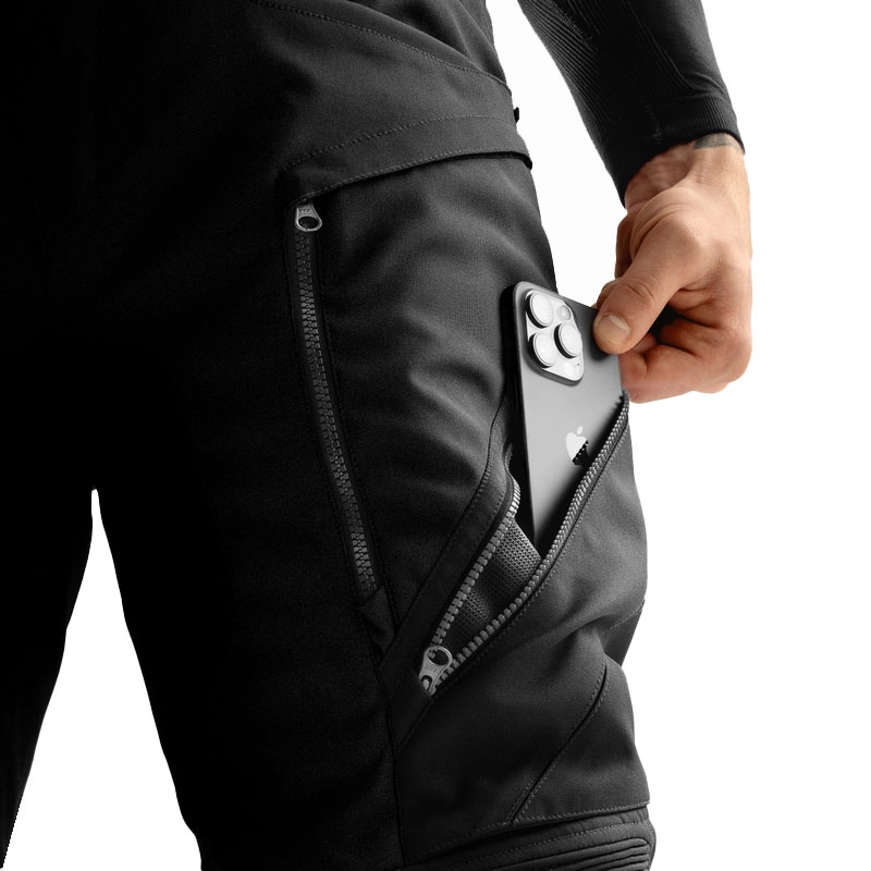 Predĺžené nohavice na motorku Rebelhorn Hardy 3.0 čierne