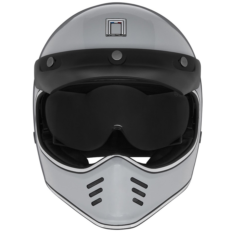 Integrálna prilba na motocykel NOX PREMIUM SEVENTY II sivá