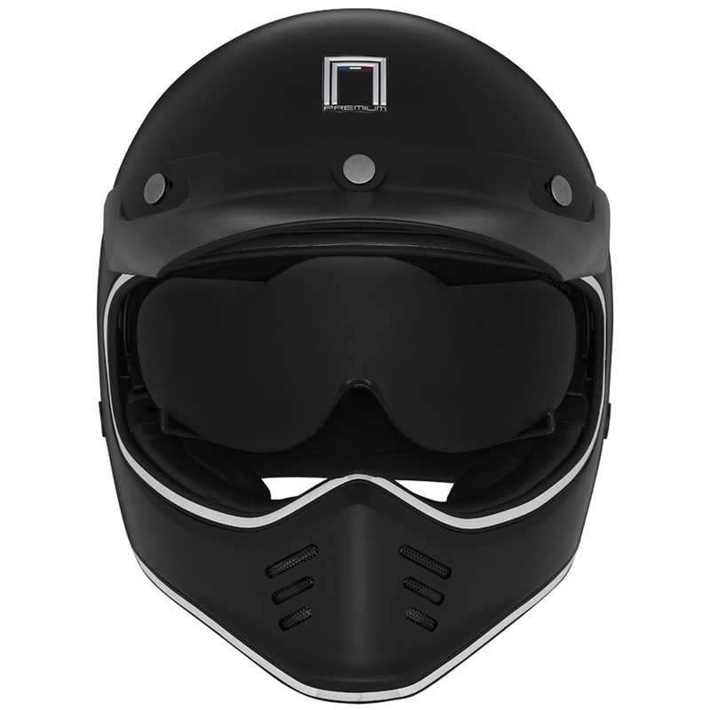 Integrálna prilba na motocykel NOX PREMIUM SEVENTY II matná čierna