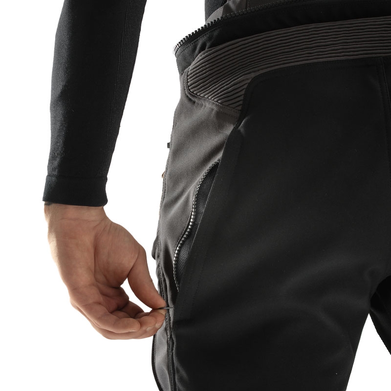 Nohavice na motorku Rebelhorn Hardy 3.0 béžovo-šedo-červené