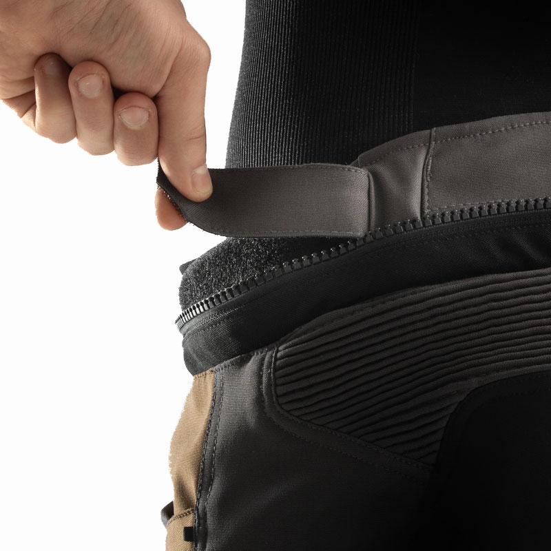 Nohavice na motorku Rebelhorn Hardy 3.0 béžovo-šedo-červené