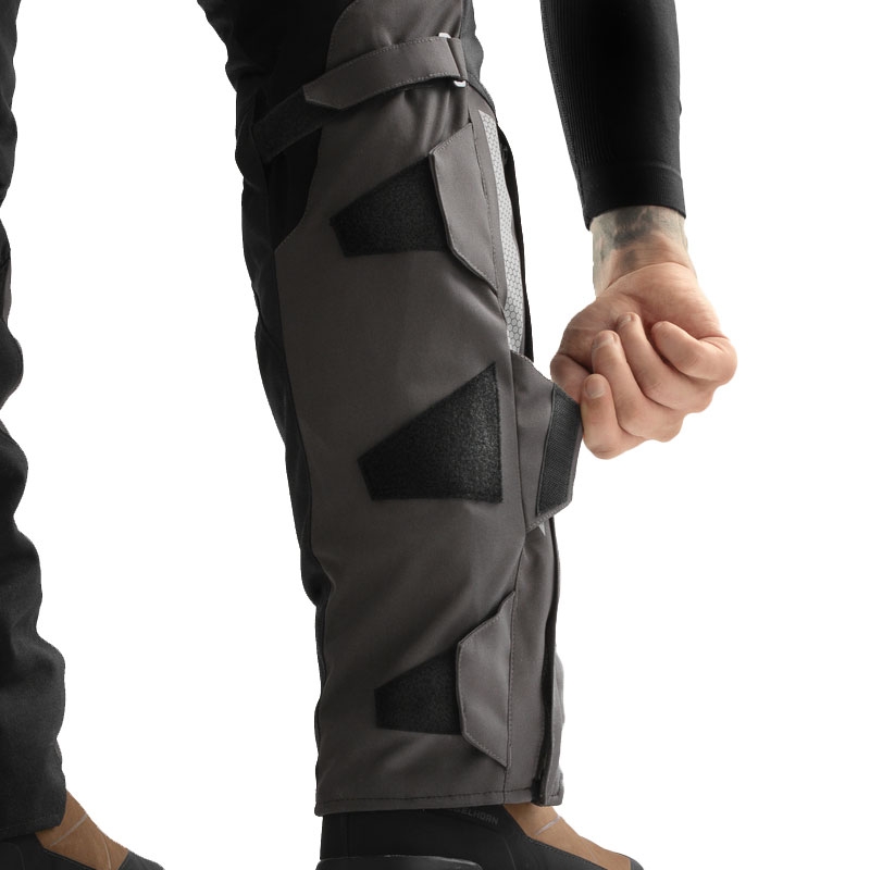 Nohavice na motorku Rebelhorn Hardy 3.0 béžovo-šedo-červené