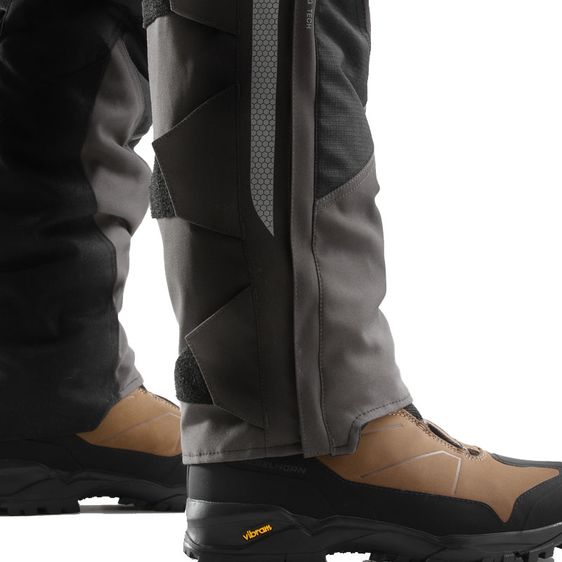 Nohavice na motorku Rebelhorn Hardy 3.0 béžovo-šedo-červené