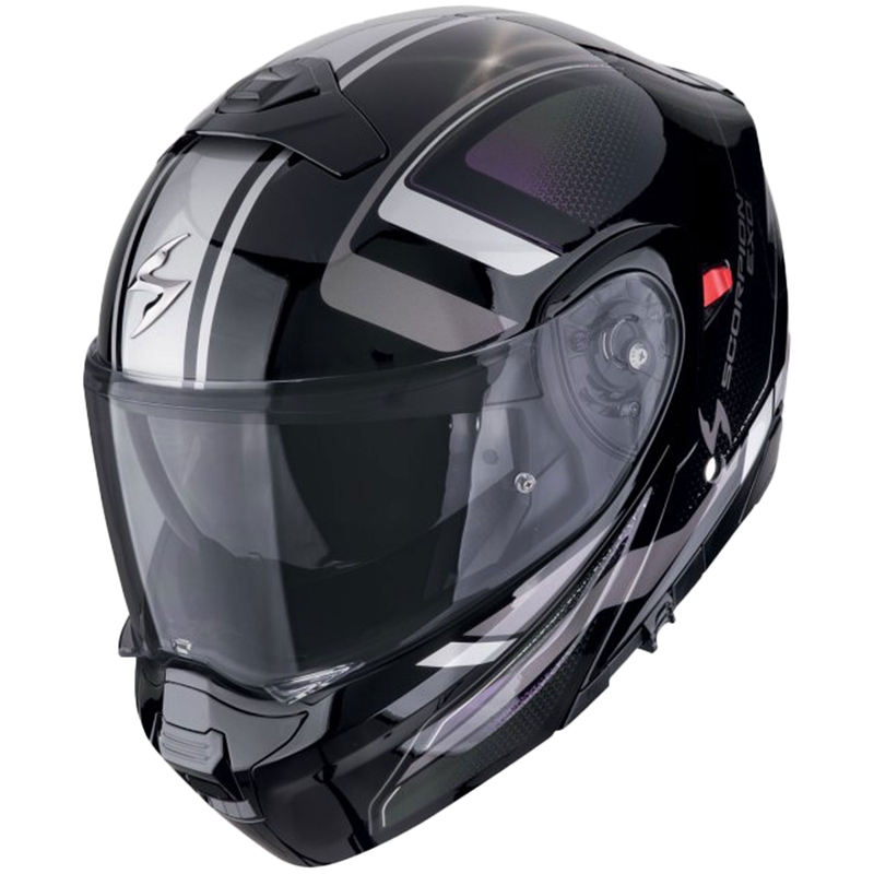 Modulárna helma na motorku Scorpion EXO-930 EVO ARDENS čierna chameleon