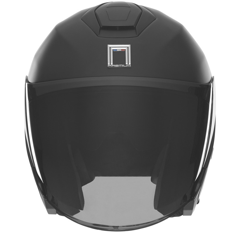 Otvorená prilba na motocykel NOX PREMIUM SPY matná čierna