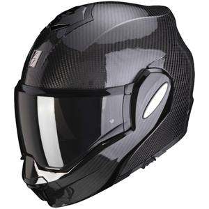 Preklápacia prilba Scorpion EXO-TECH EVO Carbon čierna lesklá