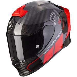 Integrálna prilba Scorpion EXO-R1 EVO Carbon Air Corpus II čierno-červená