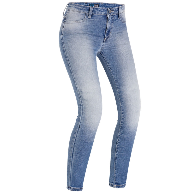 Dámske džínsy na motocykel PMJ Ginevra modré