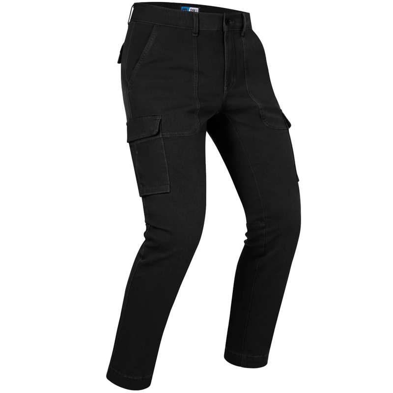 Džínsy na motocykel PMJ Aviator Cargo čierne