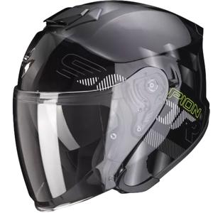 Otvorená prilba Scorpion EXO-S1 Gravity čierno-strieborná